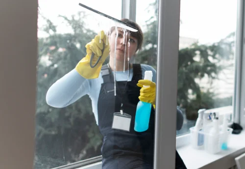 Nettoyage de vitres intérieures et extérieures à Chambezon
